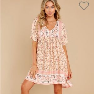 Blush Multi Print Dress